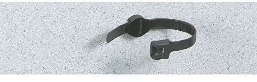 Legrand LEG98491 10 Stück Kabelbinder Dübel, Für Drinnen Und Draußen, Schwarz