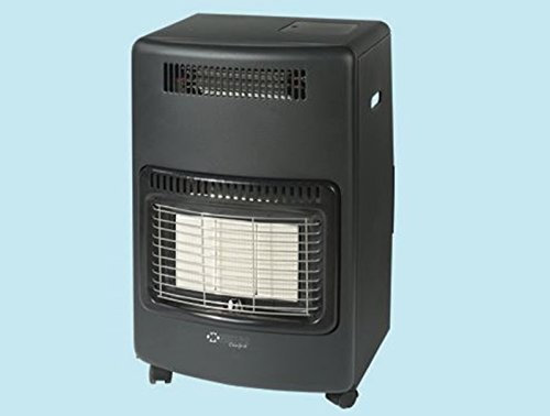 1 STUFA RAGGI INFRAROSSI + VENTOLA ELETTRICA A GAS GPL POTENZA 4200 W MARCA NIKLAS TERMOVENTILATA
