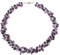 TreasureBay Elegante Halskette mit Natur Amethyst und Süßwasser-Zuchtperle, 46 cm – Wird in einer wunderschönen Schmuck Geschenk-Box geliefert