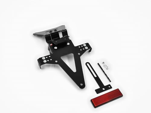 kompatibel mit: Ducati Streetfighter/S BJ 2009-13 / Streetfighter 848 BJ 2011-15 Kennzeichenhalter Kennzeichenträger Nummernschild Halter/Halteplatte (inkl. Kennzeichenbeleuchtung und Rückstrahler)