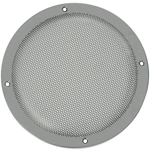 8 Stück - Lautsprecher Dekor Gitter 0772.10531, 200 mm, silber