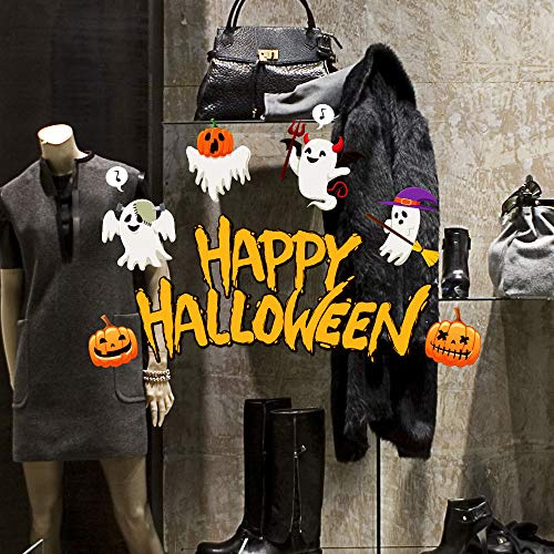 kina UVH0037 Halloweenglas auf transparentem PVC - Deko für Halloween