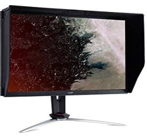 Acer Nitro XV273KPbmiipphzx Monitor Gaming FreeSync da 27, Display IPS 4K Ultra HD(3840x2160), 144Hz, 350 (400 Peak)cd/m2, 1 ms (VRB), 2xHDMI, 2xDP, USB 3.0, Speaker Integrati, Regolazione in Altezza