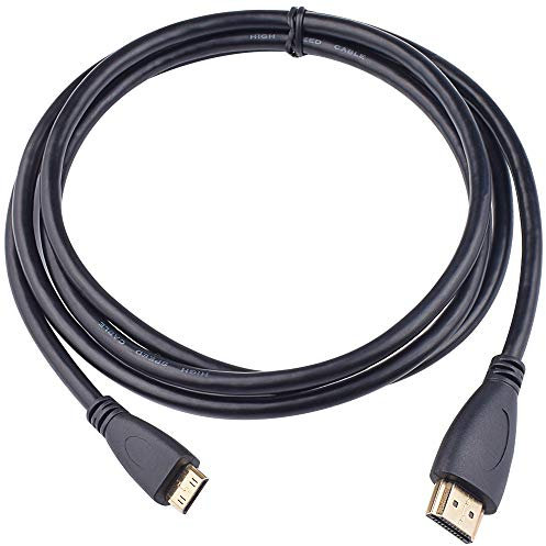 Alitutumao Camera to TV Monitor HDMI Cable Cord Canon Camera Mini HDMI to HDMI Cable Compatible with Canon PowerShot ELPH EOS Rebel DSLR SL1 SL2 T1i T2i T3 T3i T4i T5 T5i T6 T6i T6S T7 T7i and More