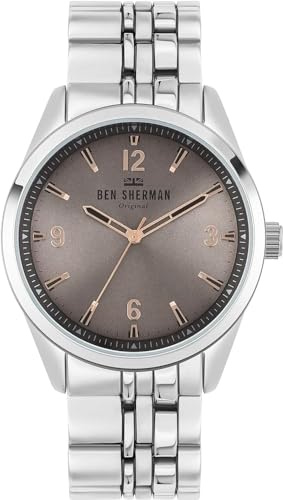 Ben Sherman Reloj Analógico para Hombre de Cuarzo Con Correa en Plástico WB057ESM