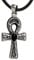 Anhänger Ankh Lebensschlüssel Anch 925 Silber mit Onyx