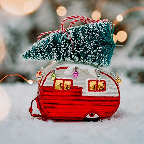 Christbaumkugel Anhänger Camper Wohnmobil von Sass&Belle
