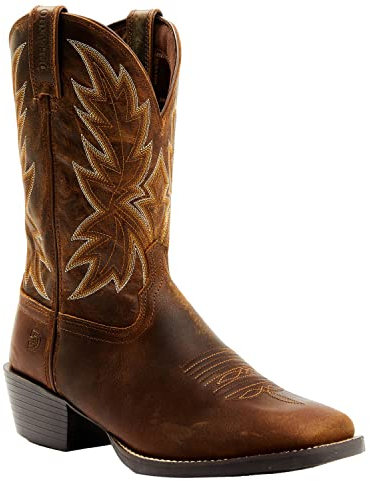 Durango Stivali Westward Roughstock Western da uomo punta quadrata ampia - Ddb0415bb, Marrone, 41 EU