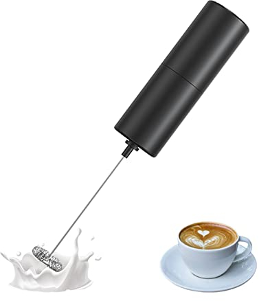 IraXpro Mousseur à Lait Électrique,Mini Fouet avec Moteur 14000 RPM,Mélangeur de Boissons avec Fouet en Acier Inoxydable,Alimenté 2-AA Piles,Pour Café,Latte,Cappuccino,Chocolat Chaud
