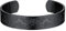 FaithHeart Schwarz Viking Armreif für Herren Männer Punk Gotik Wikinger Armband Offener Armschmuck mit Geschenkebox für Geburtstag Weihnachten