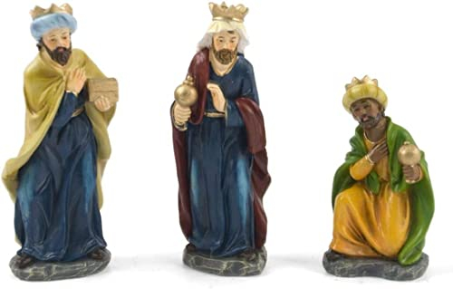 better with friends Reyes Magos 15cm 3 Piezas. figuritas de Navidad 10cm. Conjunto de Escena de Natividad, Figuras de Agricultores. Accesorios de la casa de muñecas Jesús. Mujer oficios belén, Dios