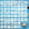 Winmany Lot de 60 pochoirs réutilisables pour peinture créatures marines sur bois, décoration murale et maison 7.6 x 7.6CM