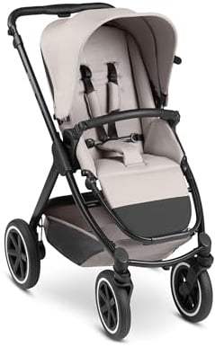 ABC Design Kinderwagen Samba – Kompakter All-Terrain Kinderwagen für Babys & Kleinkinder – inkl. Buggy Sportsitz, Luftkammerräder & höhenverstellbarer Schieber – Babywanne optional (powder)
