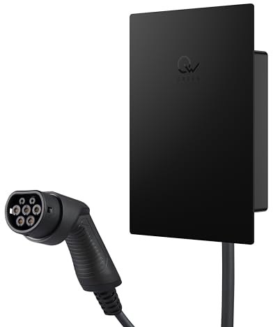 Green Wallbox 2 Pro Slim Ladestation für Elektrofahrzeuge - Ladestation mit 6 Meter Typ-2-Kabel - Leistung von 7,4 kW - Smart Charging - Dedizierte Mobile App - LED-Beleuchtung