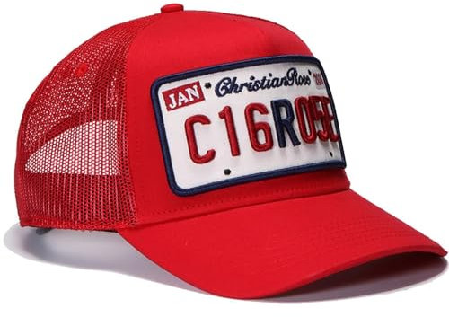 Christian Rose Kids Private Plate Baseball Cap Red Junior