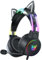 PHNIXGAM Orejas de gato auriculares para juegos con micrófono, auriculares ligeros de 3,5 mm con marco de aluminio RGB, sonido envolvente, compatible con PS4 PS5 Xbox One (adaptador no incluido) PC