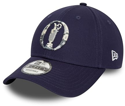 New Era Herren 9Forty Baseballkappe, Camouflage, Infill The Open Championship Golf, Marineblau, navy, Einheitsgröße