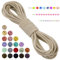 LEREATI Fil Elastique pour Bracelet, Fil Nylon 3mm x 5m Cordon Bracelet Cordon pour Collier, Fil pour Bracelet Perle, Bijoux, Artisanat, Chapeaux de Fête (Beige)