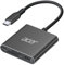 acer Lecteur de Cartes SD 4.0 avec 100W PD, UHS-II USB C SD Card Reader 312M/S, Lecteur de Cartes SD Micro SD Mémoire Externes Adaptateur Compatible avec iPhone 15/16 série,iPad,MacBook etc.