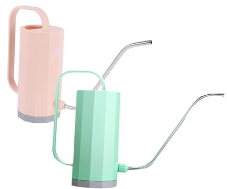 Milisten 2 Piezas Regadera De con Mango Ergonómico Regadera para Plantas De Interior para Balcón y Macetas De Plástico