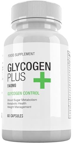Glycogen Plus 1140MG Glycogen Control 1 Month Supply Food Supplement