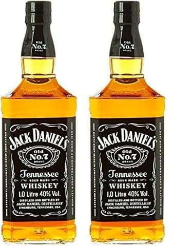 Jack Daniel's Tennessee Whiskey 1L (Lot de 2)