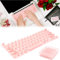 Keyboard Film for Nail Art Tippy Type Keyboard Cover Long Nails Full-Size Silicone Computer Keyboard Covers Anti-Dust Long Nail Keyboard Cover Compatible for Office Home with Standard Keyboards