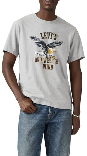 Levi's Herren Ss Relaxed Fit Tee T-Shirt, Poster Logo