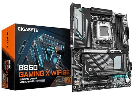 GIGABYTE B850 Gaming X WIFI6E Carte mère AMD AM5 LGA 1718, ATX, DDR5, 3X M.2, PCIe 5.0, USB-C, WIFI6E, LAN 2,5 GbE, EZ-Loquet