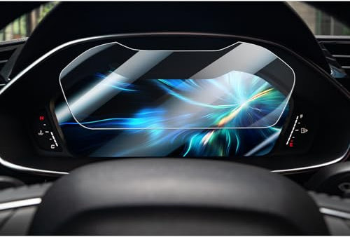 CDEFG Kompatibel mit Audi Q3 F3 2019-2023 2024 2025 Instrumententafel Schutzfolie Tempered Glas 9H Kratzfest 12,3 Zoll GPS Displayschutzfolie Auto Navi Folie Q3 Sportback Zubehör