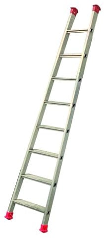 Svelt Scala Agricola Professionale in Alluminio – Gradini Larghi 8 cm, Montanti Convergenti, Antiscivolo, Leggera e Robusta, Ideale per Agricoltura e Raccolta Frutta (8 Gradini)