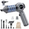 Handheld Car Vacuum Portable Cordless 25000Pa High Power Small Mini Hand Vacuum Cleaner Rechargeable 4-in-1 Compressed Air Duster Blower Pump Wireless Handheld Vac for Car Office Desktop Home Cleaning