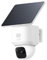 Caméra de Surveillance E30 Solo – Rotation 360°, Vision Panoramique, Suivi Automatique, Alimentation Solaire, Clarté 2K, sans Abonnement Mensuel - Blanc