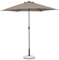 Ekilikua Home Sombrilla Kalif vison | Sombrilla Terraza Exterior | Sombrilla Jardin Inclinable con Manivela | Parasol Playa Piscina | NO INCLUYE BASE (Taupe)