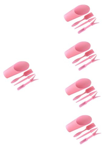 Toddmomy 5 Ensembles Set Outils de Jardinage pour Plantes Kit de Transplantation Ergonomique Rose pour Jardinage