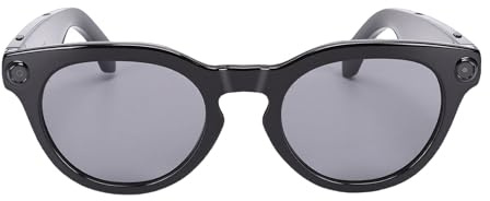 Yanmis Lunettes Intelligentes, Lunettes de Traduction AI en Temps Réel avec Caméra 8MP 1200P, Double Micro, Bluetooth, Reconnaissance D'objets Anti-secousses, (des de Soleil)