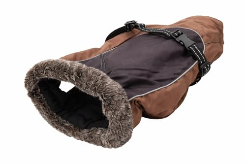 Warmer Hundeoverall Grizzly II (65 cm, XL) mit wasserabweisendem Außenmaterial und weichem Fleecefutter. Schützt zuverlässig vor Kälte, Wind und Regen. (40 cm)