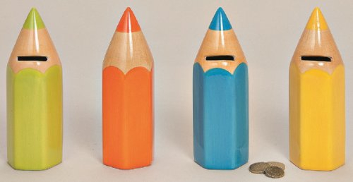 Spardose, Sparbüchse, Bleistift, Keramik,1812-12289