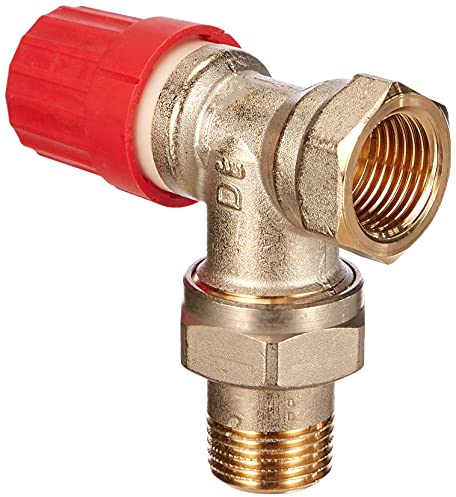 Danfoss 013G0033 DIN 1/2-DN15 RA-N 15 Angle (D) Metal/Rot