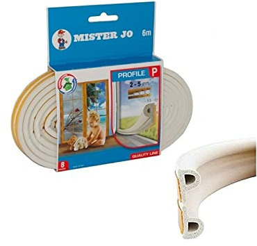 PARAFREDDO X PORTE E FINESTRE PROF. P BIANCO MM. 9 X 5,5 SPESS. DA MM. 2 MM A 5.