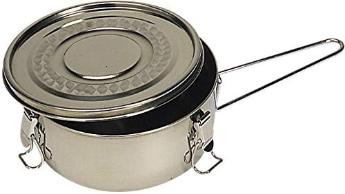 C.A.O. - Gamelle Ronde 1 Litre en INOX - Hauteur 7 cm - Diamètre ø 15 cm