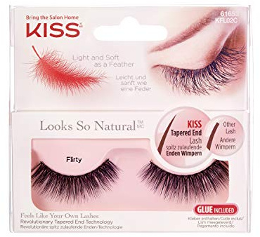 Kiss Ciglia Finte Look So Natural Lash Flirty - 14 gr