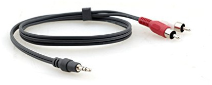 Kramer Electronics C-A35M/2RAM-10 Audiokabel 3 m 3,5 mm 2 x RCA Schwarz