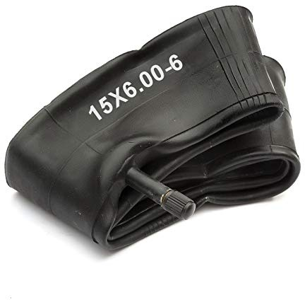 Tyre Innertube 15 6.00-6 Ride Sit On Lawn Mower 15x6.00-6 Grass Lawnmower Garden Tube Straight Schrader Valve (Car Type) Fits 6'' Rim