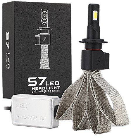 PolarLander 2 * 30W 3200LM H7 S7 dell'automobile LED Faro Lampadina LED Luce della Testa