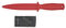 Outletdelocio. Cuchillo de Goma para Entrenamiento K25. Largo 28,50 cm. Funda Nylon incluida.