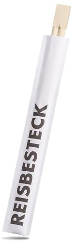 Reishunger Reisbesteck, Einweg Essstäbchen aus Bambus, 21 cm (250 Paar) - Perfekt für Sushi - erhältlich als 50er bis 1000er Pack