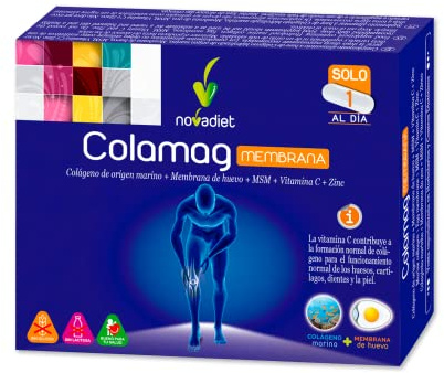 Colamag Membrane Capsules with Marine Collagen+Egg Membrane+MSM+Vitamin C+ Zinc-1-month Supply -