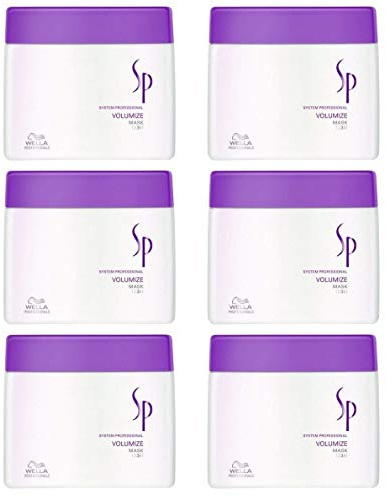 Wella 6 er Pack Wella SP Volumize Mask 400 ml