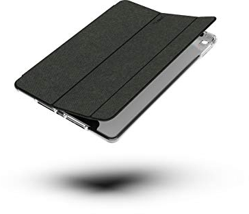 Zagg Gear4 Funda Rugged Brompton para iPad 10.2 con Carcasa Frontal extraíble - Protege de caídas de hasta 2 m con tecnología D3O integrada, diseño Fino y Robusto - Gris Humo